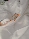 Women’s Rose Gold Dazzle Diamond Geometric Floral Bracelet – Premium Party & Daily Wear Jewellery