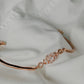 Women’s Rose Gold Dazzle Diamond Bracelet – Elegant Infinity Design Bangle for Party & Daily Wear