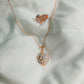 Women’s Rose Gold Dazzle Diamond Pendant & Earring Set – Elegant Daily & Party Wear Jewellery